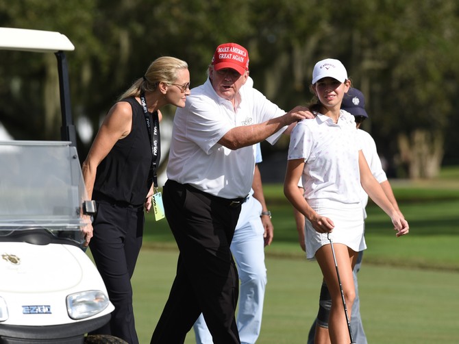 Donald Tramp sa bivšom snajom Vanesom Tramp