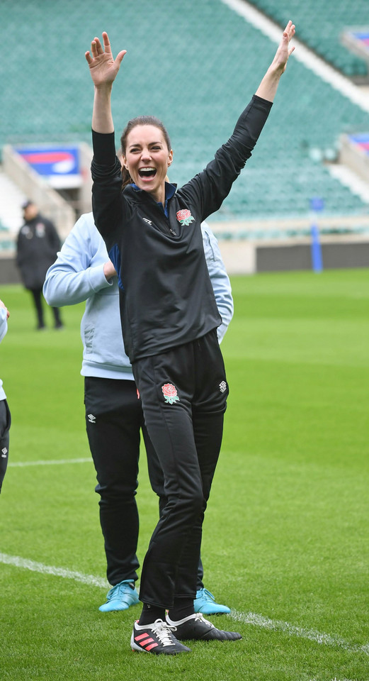 Kate Middleton na Twickenham Stadium