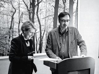 Aleksandra Karasińska i Konrad Sadurski, redaktorzy prowadzący i twórcy „Forbes Women”, na inauguracji akcji Równa Firma