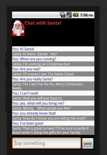 Święty Mikołaj także lubi nowinki technologiczne. Od dzisiaj możesz z nim porozmawiać na czacie dzięki aplikacji Czat z Mikołajem.