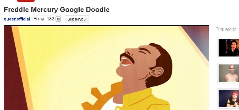 Google składa hołd liderowi Queen w rocznicę urodzin