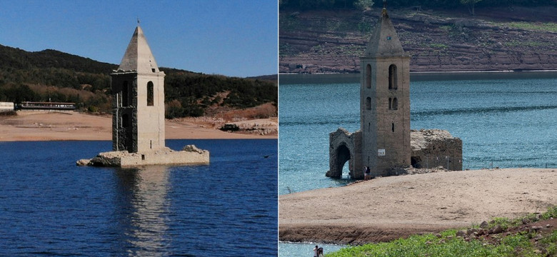Susza w Hiszpanii odkrywa niezwykłe zatopione zabytki