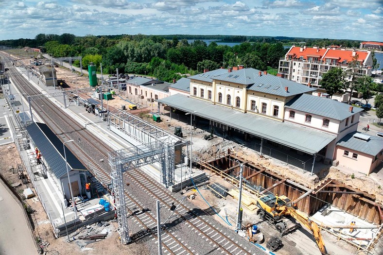 Przebudowa stacji kolejowej Ostróda