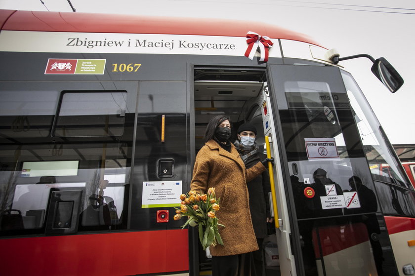 Zbigniew i Maciej Kosycarze  mają w Gdańsku tramwaj swojego imienia.