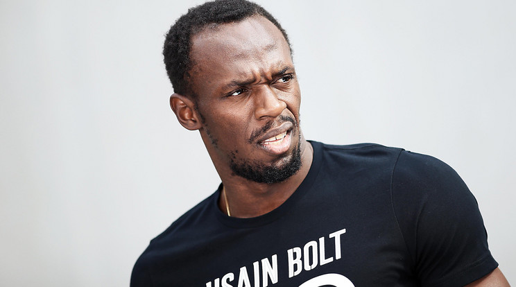 Usain Bolt mintha nem értené mit történt /Fotó: AFP