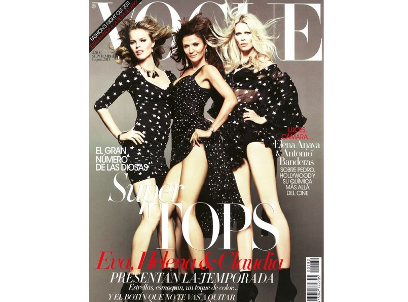 Claudia Schiffer, Eva Herzigova, Helena Christensen