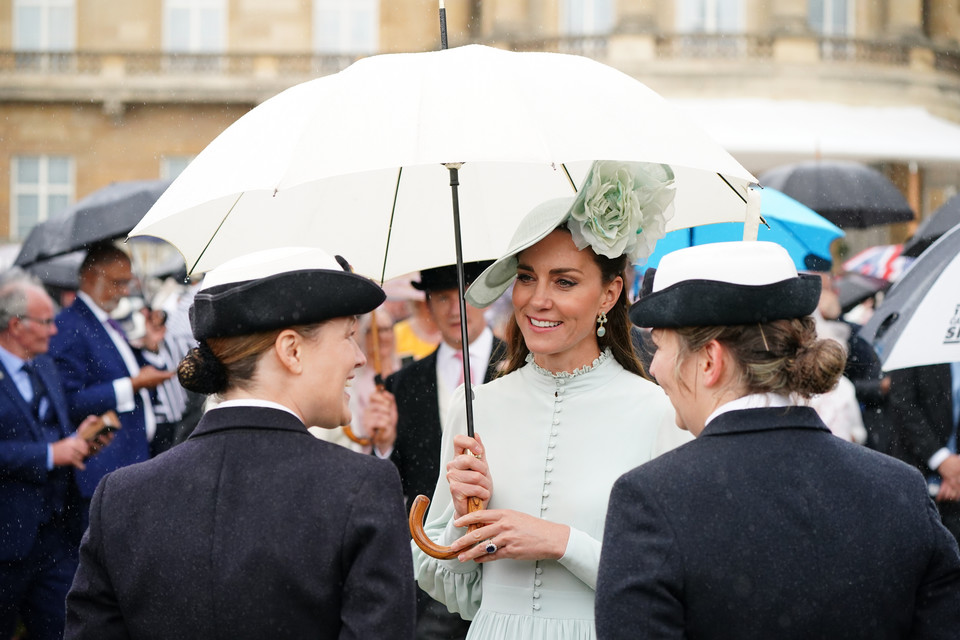 Kate Middleton na przyjęciu w Pałacu Buckingham