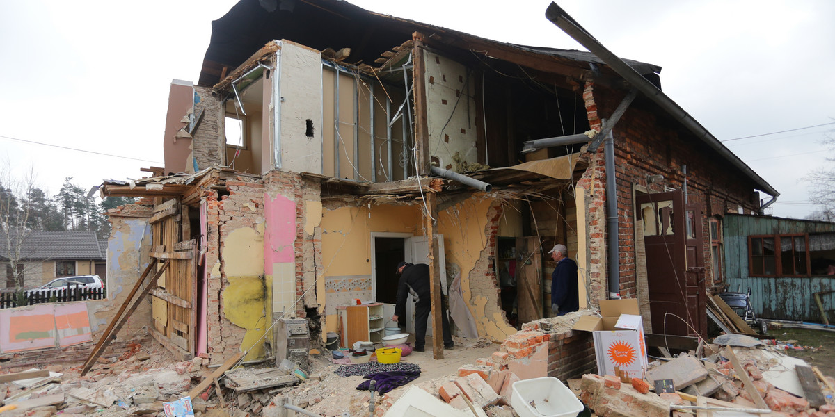 Ludzie zostali bez dachu nad głową po wybuchu gazu w Andrespolu