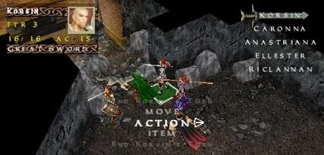 Screen z gry "Dungeons & Dragons: Tactics"
