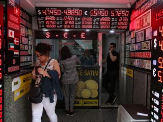 Kantor wymiany walut w Stambule.