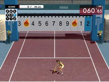 Screen z gry "Virtua Tennis 3"