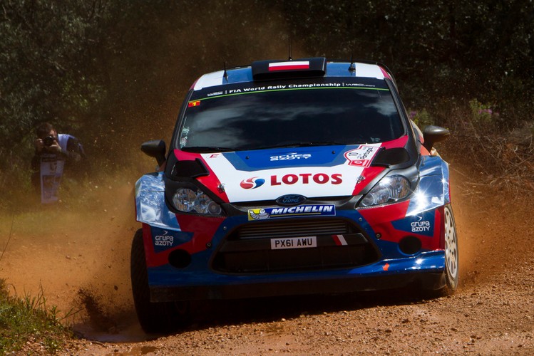 Robert Kubica 9. po pierwszym dniu Rajdu Portugalii