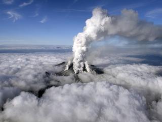 Japonia wulkan wybuch