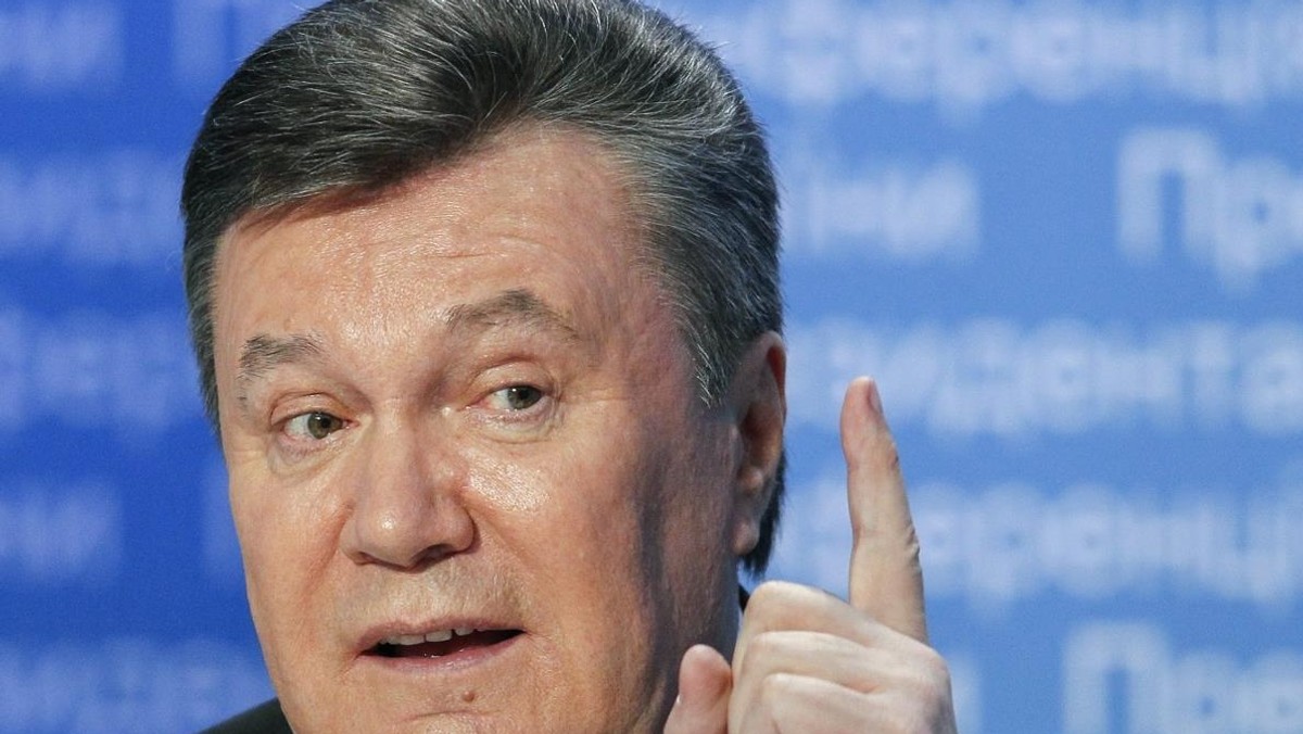 UKRAINE YANUKOVYCH PRESS CONFERENCE