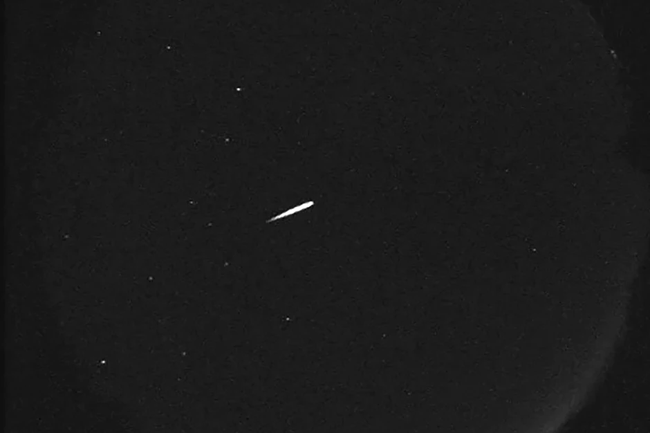 Meteor iz meteorske kiše Orionida 13. oktobra