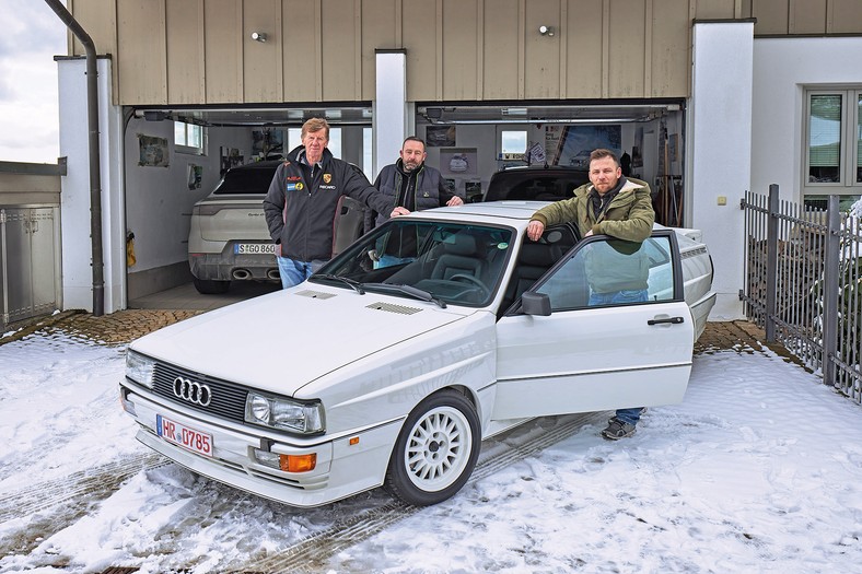 Odbudowane Audi quattro Waltera Röhrla