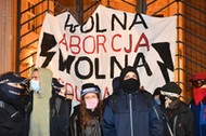 Protesty przeciwko zaostrzeniu prawa aborcyjnego.