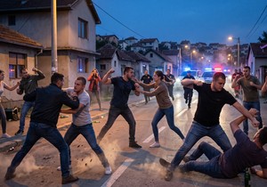 Masovna tuča: Fotografija je generisana uz pomoć veštačke inteligencije