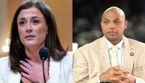 Former White House aide Cassidy Hutchinson wrote her lawyers gave her a hard time for not recognizing basketball legend Charles Barkley.Jacquelyn Martin/AP; Mitchell Layton/Getty Images