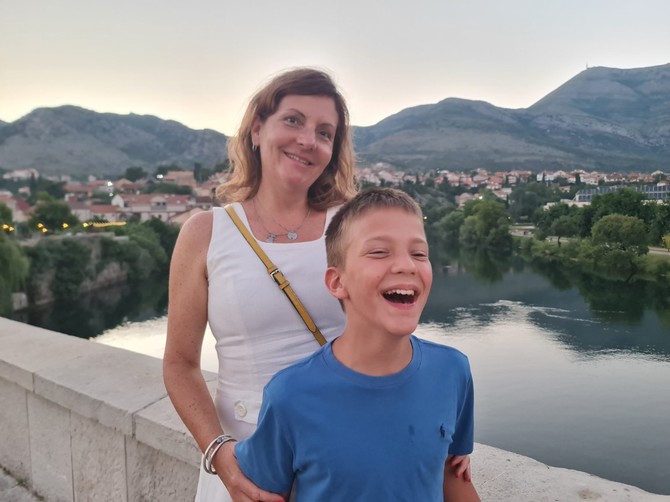 Ana Anufrijev sa sinom Ognjenom