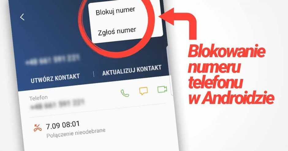 Blokowanie numeru telefonu