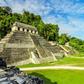 Mayan Ruins Of Palenque Against Sky