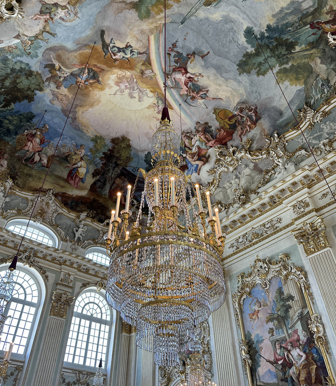 Sala Kamienna (niem. Steinerne Saal) w Pałacu Nymphenburg w Monachium (we włoskim stylu)