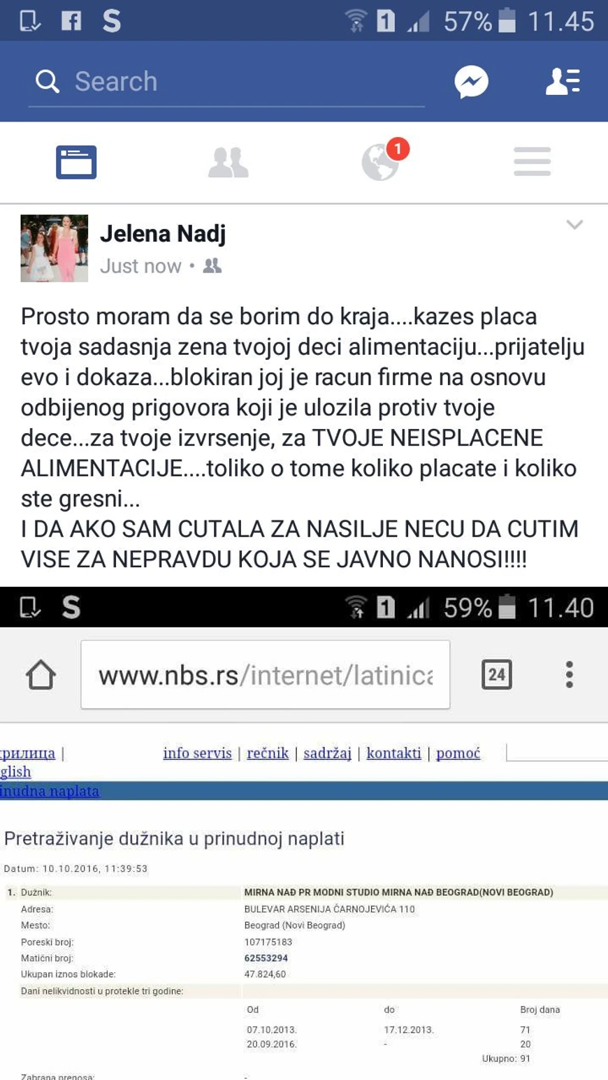 Status Jelene Nađ