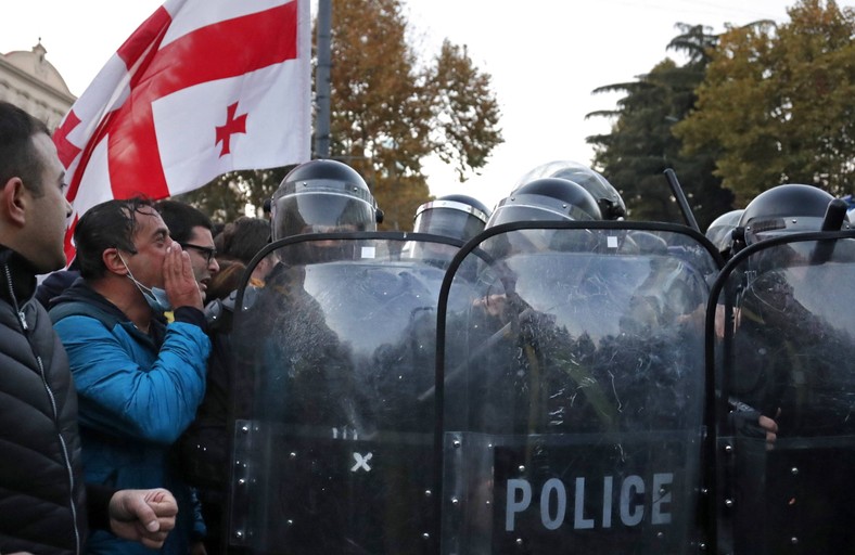 Tbilisi, protesty