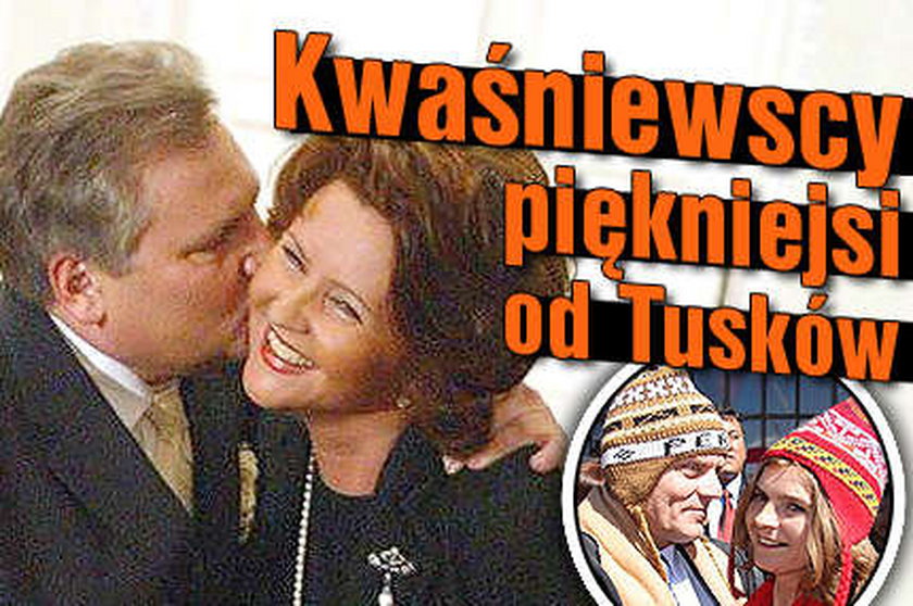 Kwaśniewscy pokonali Tusków