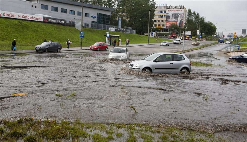 Zalane skrzyżowanie