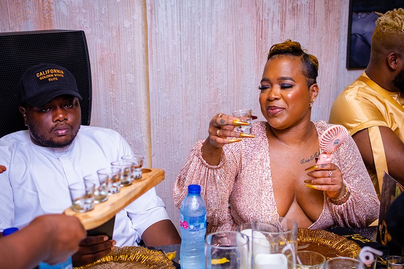 The best moments from the exclusive dinner hosted by the ultra premium liquor, Laplandia Vodka.