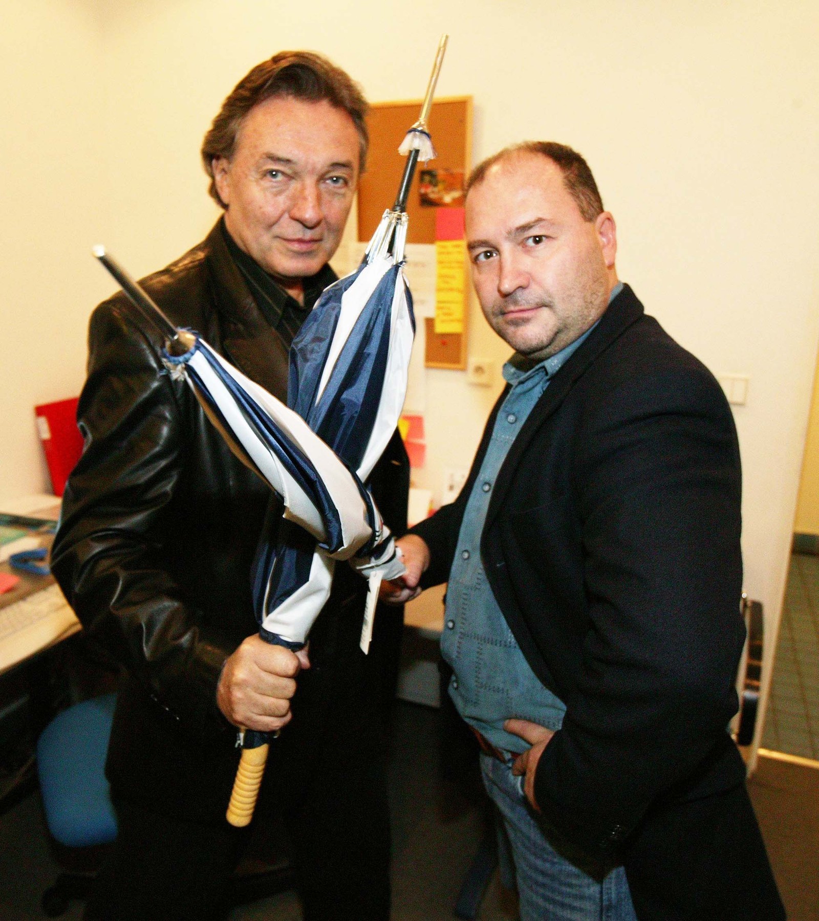 Spevácke legendy Karel Gott a Michal David.