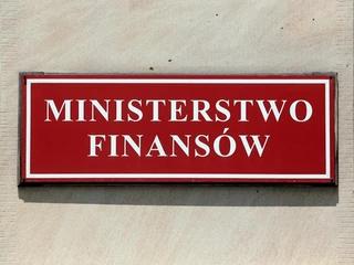 Ministerstwo Finansów tabliczka