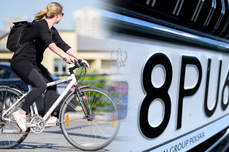 rower, policja