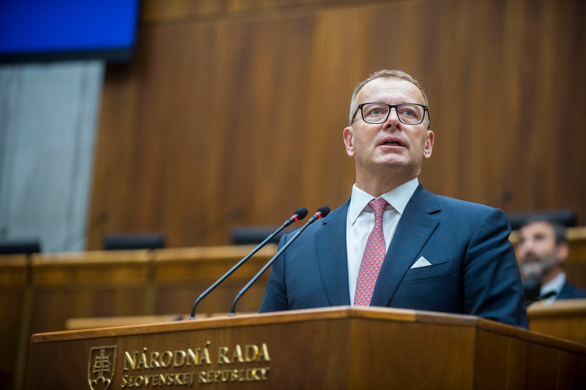 Boris Kollár (Sme rodina) počas ustanovujúcej schôdze NR SR 25. októbra 2023 v Bratislave.