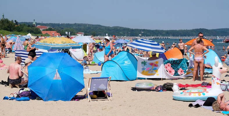 Plaża w Sopocie