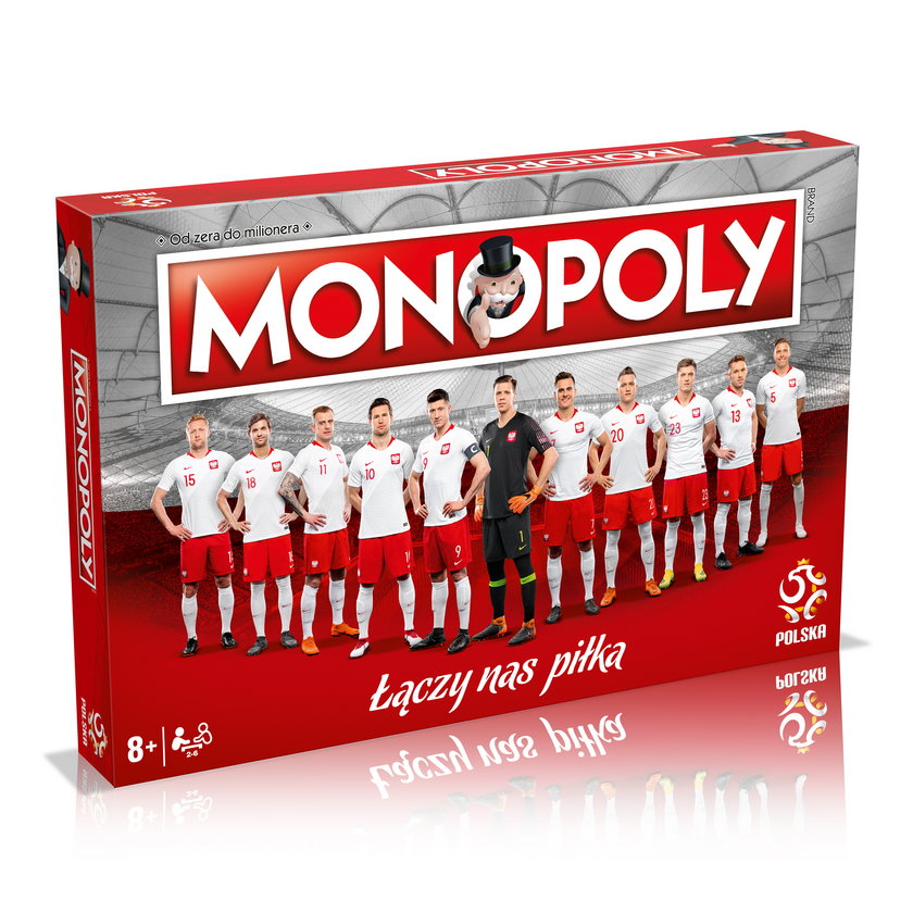 Gra Monopoly z polską reprezentacją w piłkę nożną
