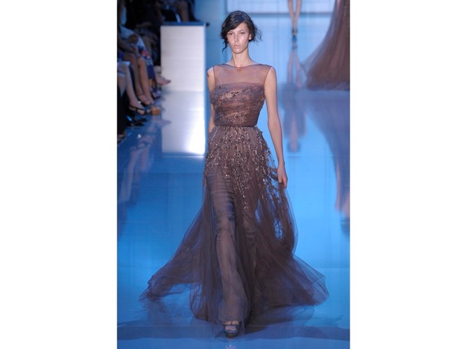 Paris Fashion Week - suknie Ellie Saaba z kolekcji Haute couture.