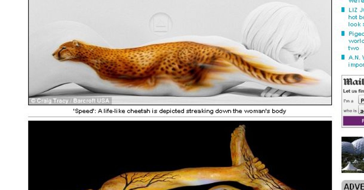 Oto kobiety ubrane tylko w farbę - Dziennik.pl