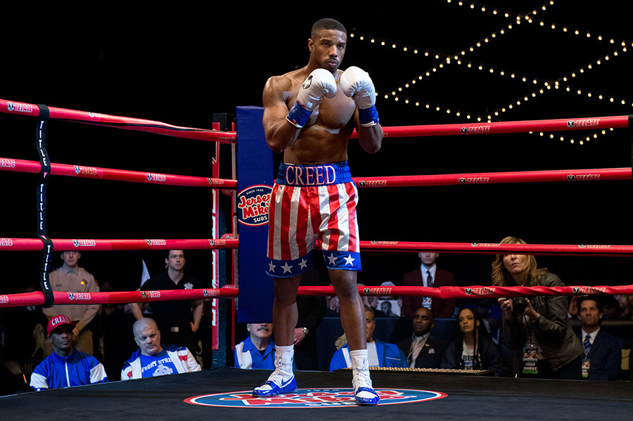 Michael B. Jordan jako Adonis Johnson w filmie "Creed II" (2018)