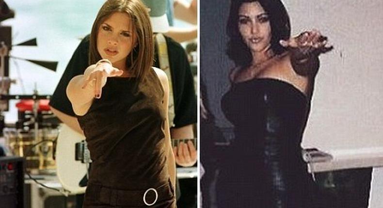 Victoria Beckham vs Kim Kardashian Spice Girls swag