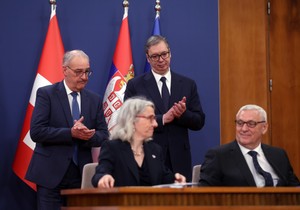 Poseta predsednika Švajcarske Konfederacije Gi Parmelana 