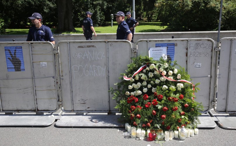 Protest przed Sejmem