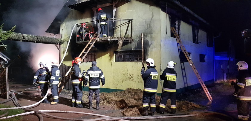 Pożar stadniny pod Białogardem. Wstrząsające zdjęcia