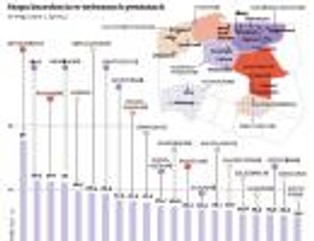 Powiaty z największym bezrobociem w Polsce (mapa)