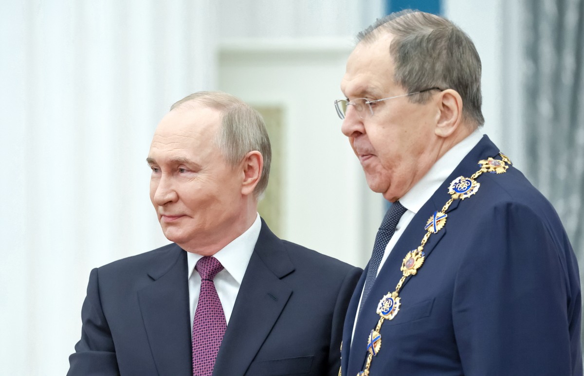 Władimir Putin i Siergiej Ławrow