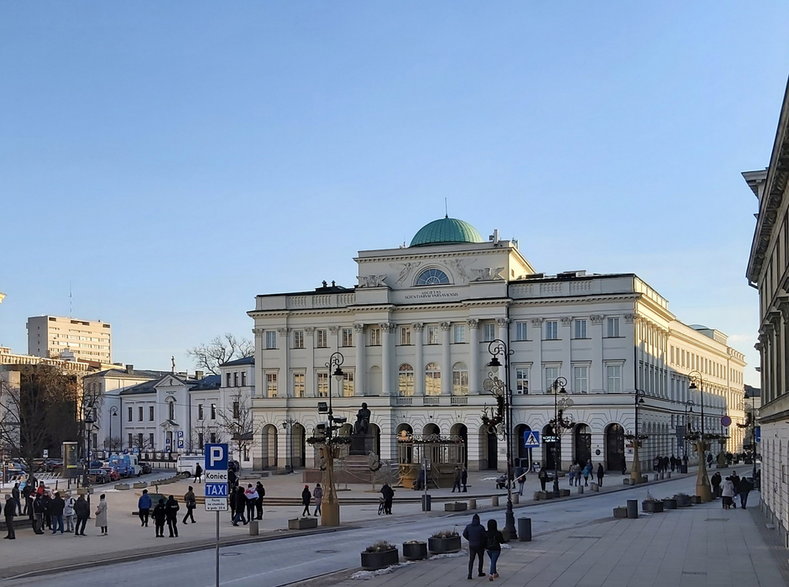 Pałac Staszica w Warszawie obecnie