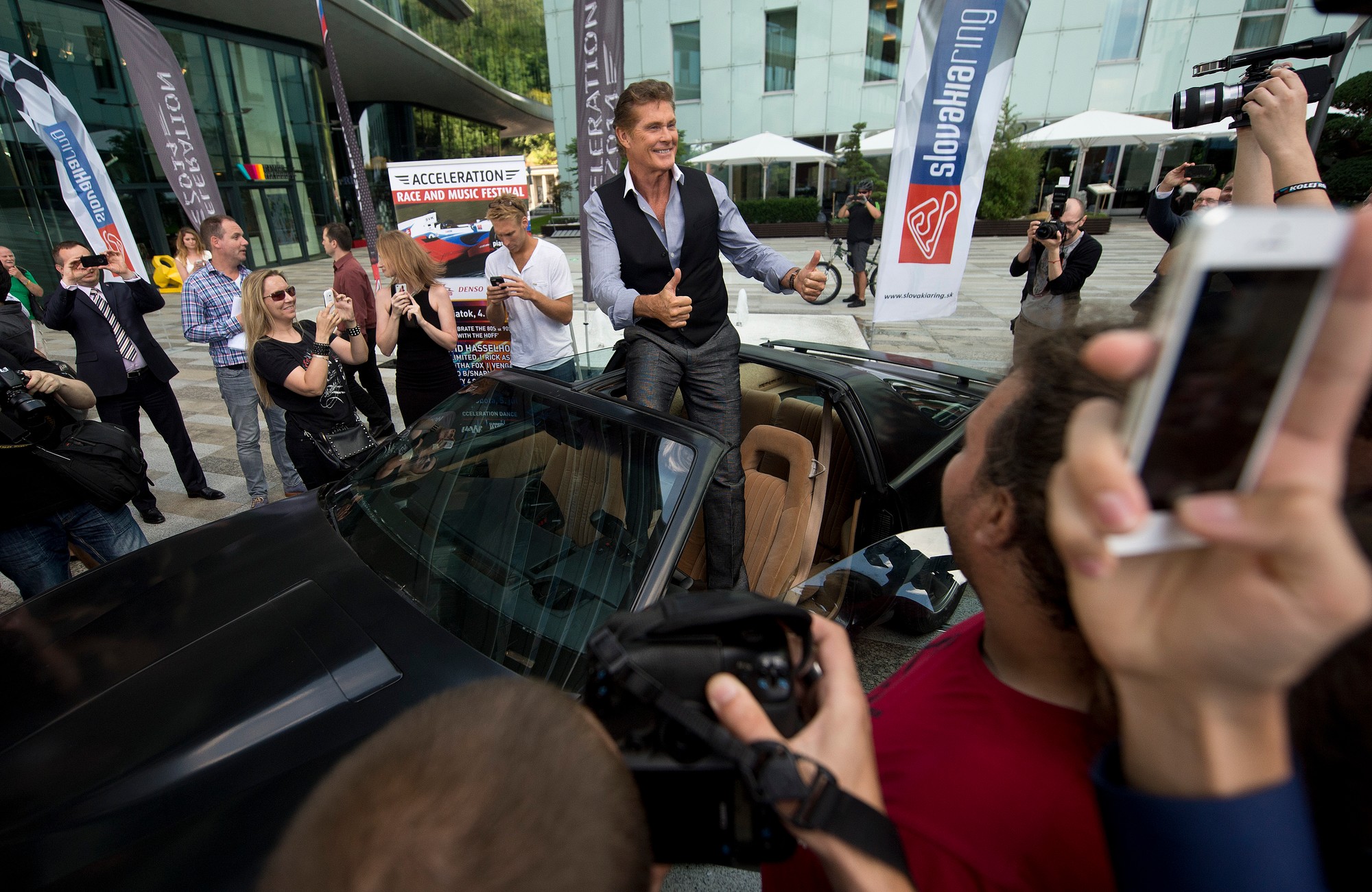 Seriálová ikona David Hasselhoff.