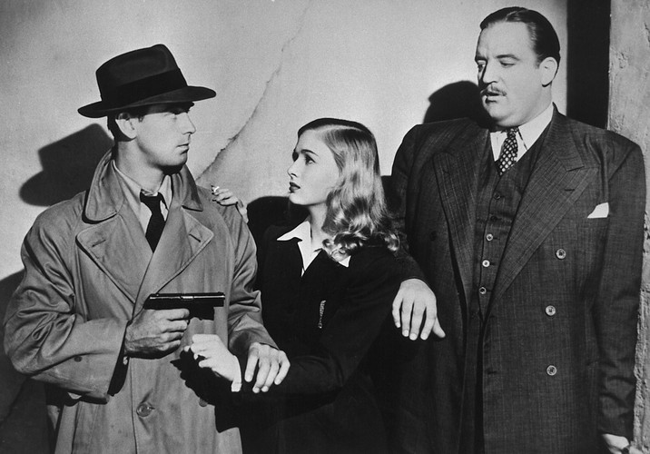 Laird Cregar (na zdjęciu z filmu 'This Gun For Hire' z Veronicą Lake i Alanem Laddem)